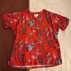 Maeve by Anthropologie Floral Shirt